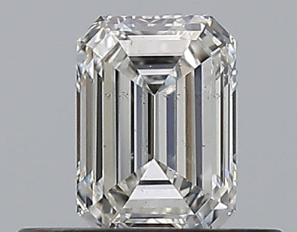 0.33CT EMERALD SI1 G WH