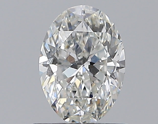 0.90CT OVAL SI1 G WH