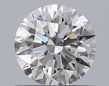 0.57CT ROUND SI1 F WH