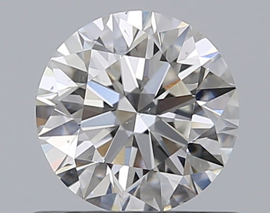 0.57CT ROUND SI1 F WH