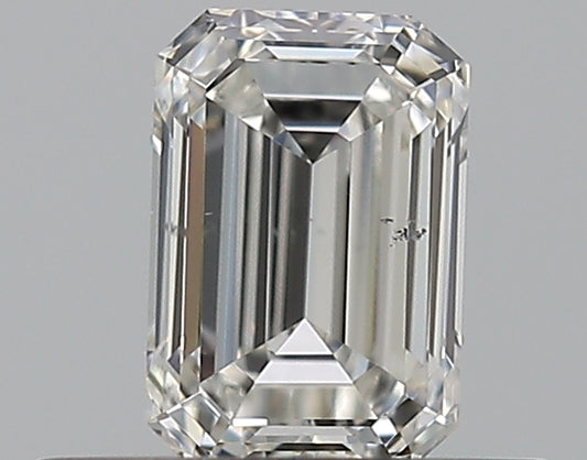 0.38CT EMERALD SI1 G WH
