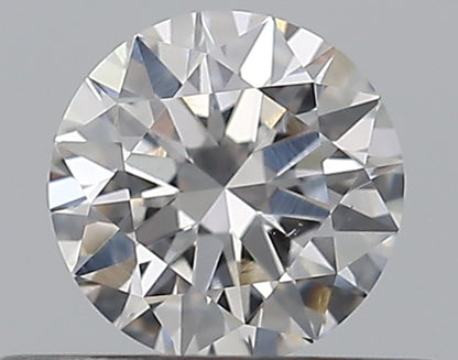0.37CT ROUND SI2 E WH