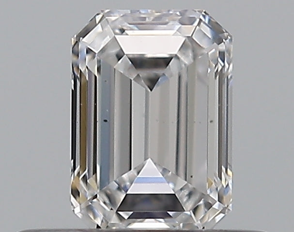 0.38CT EMERALD SI1 D WH