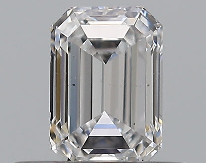 0.38CT EMERALD SI1 D WH