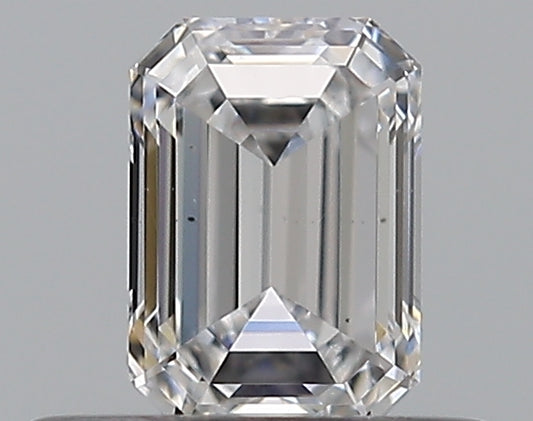 0.38CT EMERALD SI1 D WH