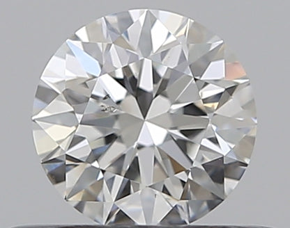 0.38CT ROUND SI2 F WH