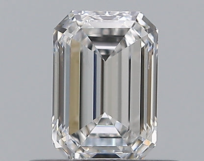 0.50CT EMERALD SI2 D WH