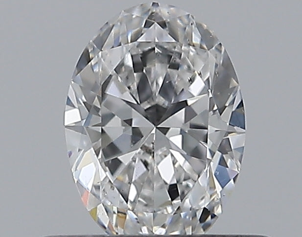 0.41CT OVAL SI1 D WH