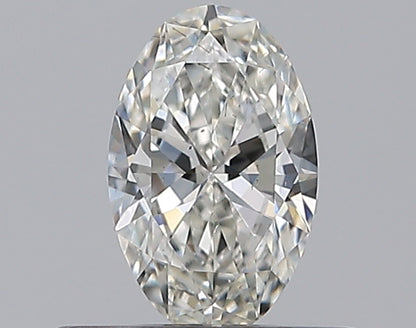 0.42CT OVAL SI1 H WH