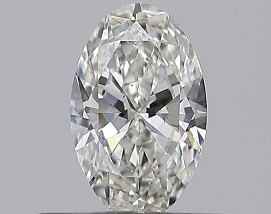 0.42CT OVAL SI1 H WH