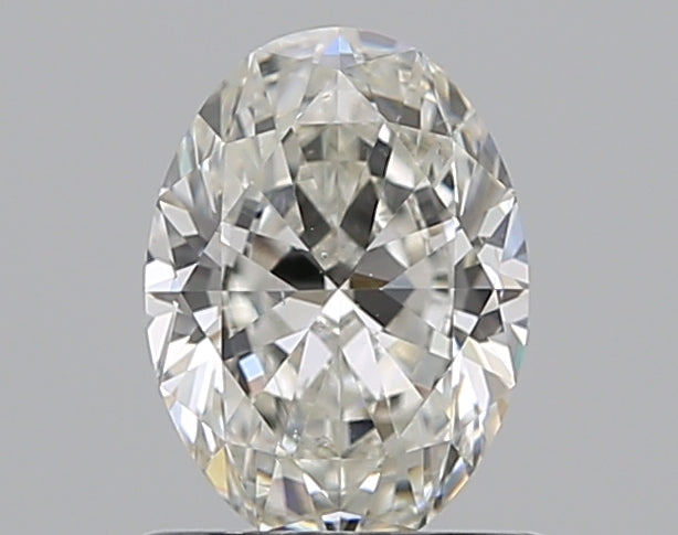 0.90CT OVAL SI1 H WH