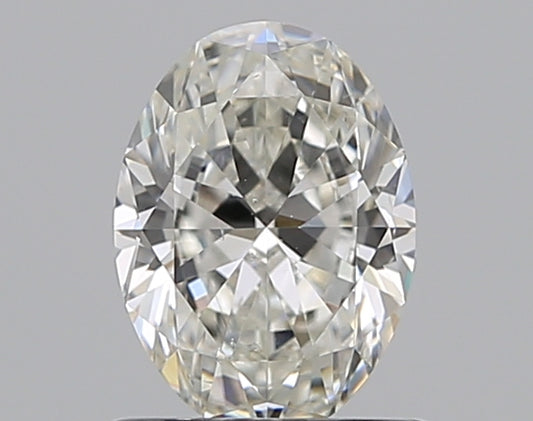 0.90CT OVAL SI1 H WH