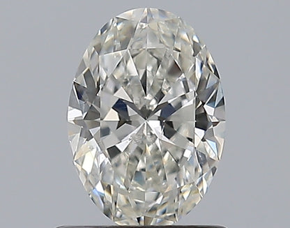 0.80CT OVAL SI1 H WH
