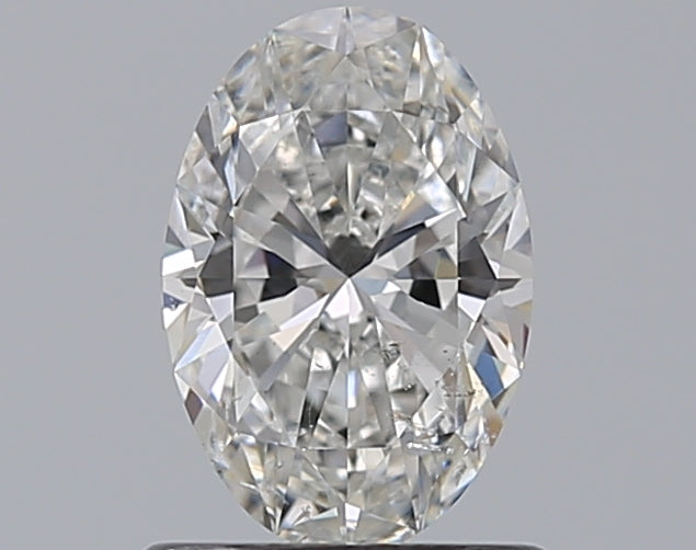 0.80CT OVAL SI2 F WH