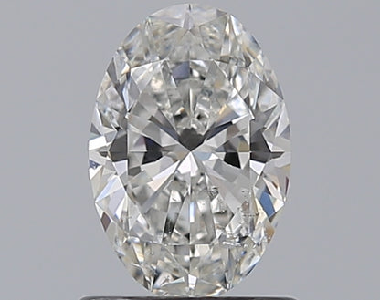 0.80CT OVAL SI2 F WH