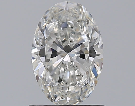 0.80CT OVAL SI2 F WH