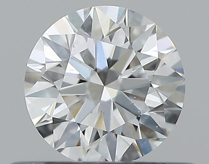 0.38CT ROUND SI1 F WH