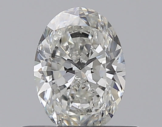 0.51CT OVAL SI2 G WH