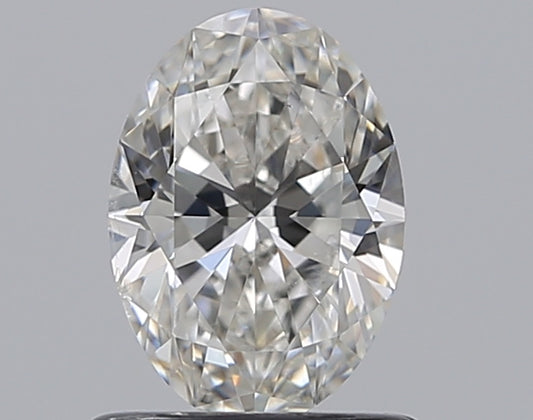 0.80CT OVAL SI2 H WH