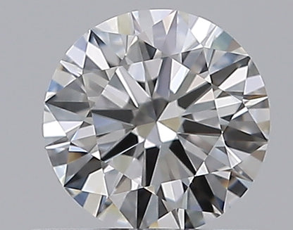 0.59CT ROUND VVS1 F WH