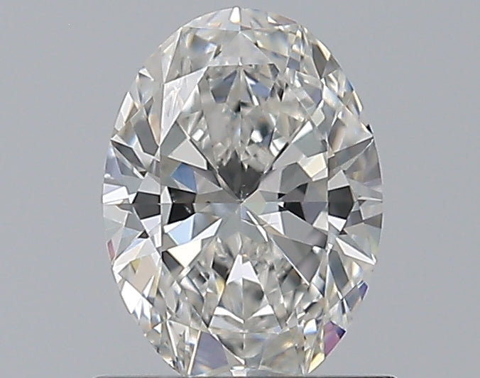 0.70CT OVAL SI1 F WH