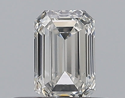 0.35CT EMERALD SI1 F WH