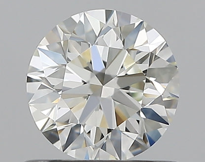 0.59CT ROUND VVS2 J WH