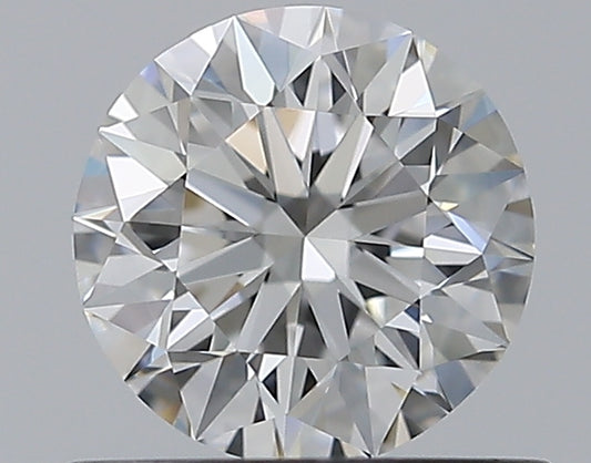 0.68CT ROUND VVS1 F WH