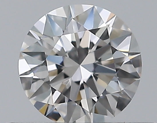 0.37CT ROUND VVS2 D WH