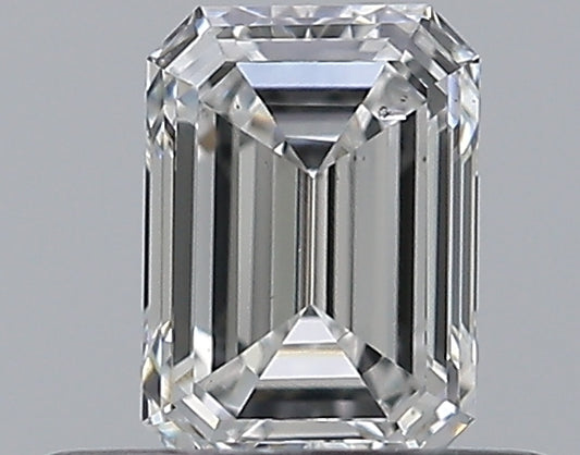 0.40CT EMERALD SI1 E WH