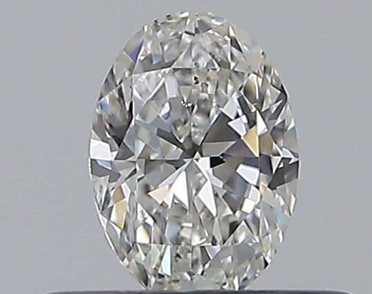 0.30CT OVAL SI1 G WH