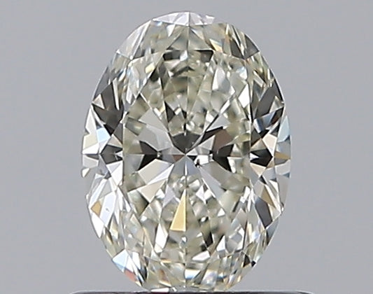 0.70CT OVAL SI1 K WH