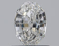 0.71CT Oval Step Cut VVS2 F WH