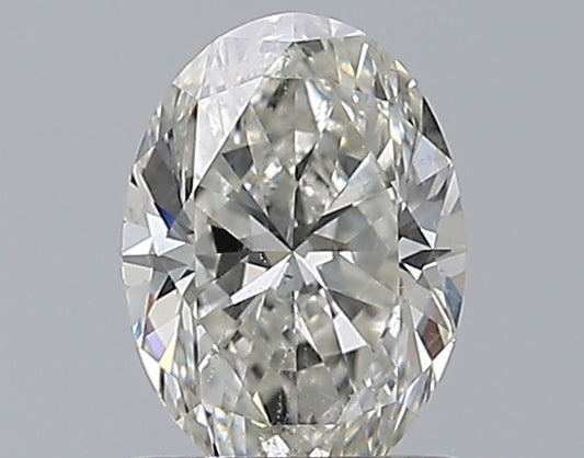0.80CT OVAL SI2 H WH