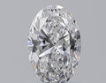 0.46CT OVAL VVS2 D WH