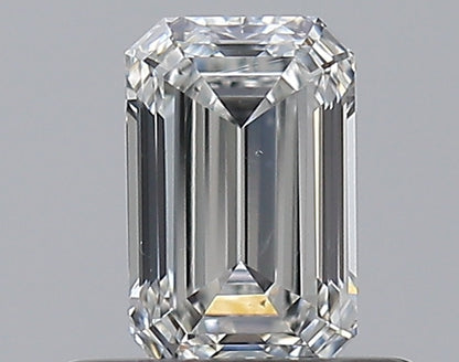 0.46CT EMERALD SI1 F WH