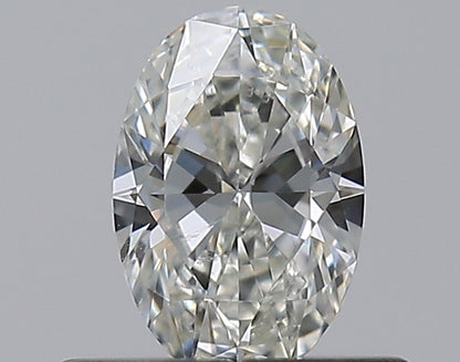 0.36CT OVAL SI1 H WH