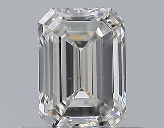 0.50CT EMERALD SI1 F WH
