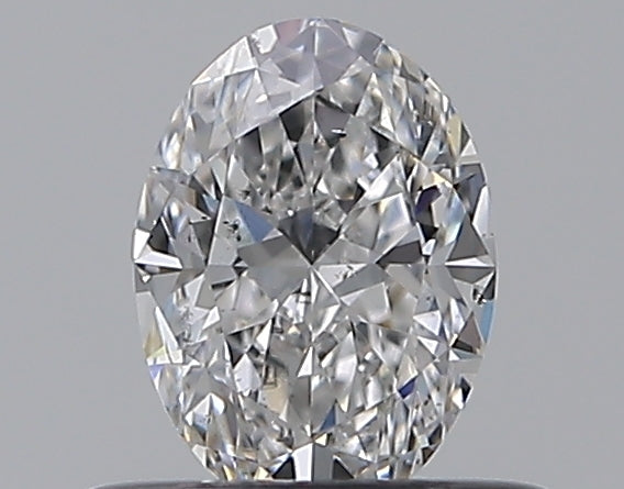 0.42CT OVAL SI1 D WH