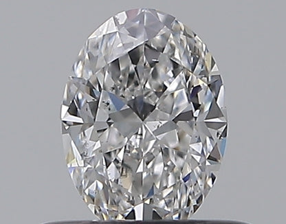 0.42CT OVAL SI1 D WH