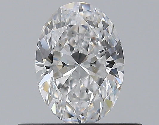 0.40CT OVAL SI1 D WH