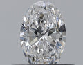 0.33CT OVAL SI1 D WH