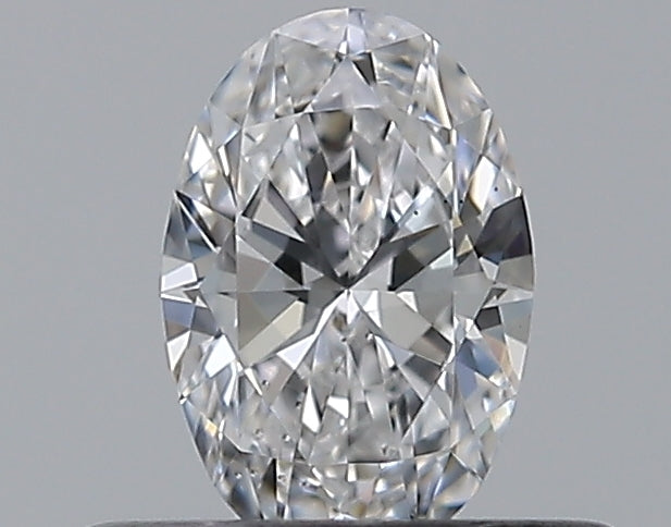 0.33CT OVAL SI1 D WH