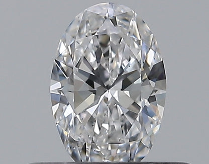 0.33CT OVAL SI1 D WH