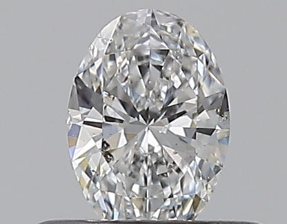 0.32CT OVAL SI2 D WH