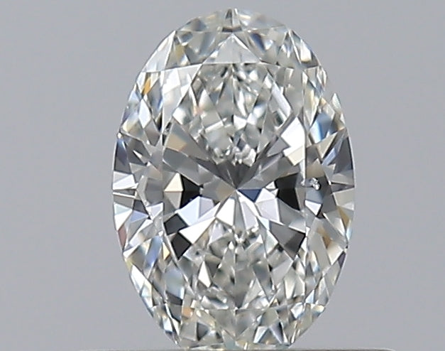 0.37CT OVAL SI1 G WH