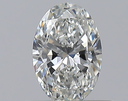 0.37CT OVAL SI1 G WH