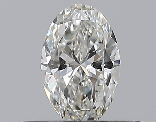 0.32CT OVAL SI1 G WH
