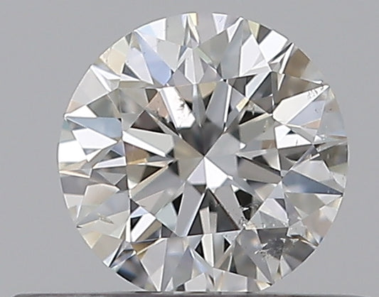 0.38CT ROUND SI2 G WH