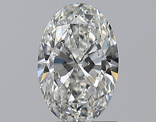 0.80CT OVAL SI1 G WH